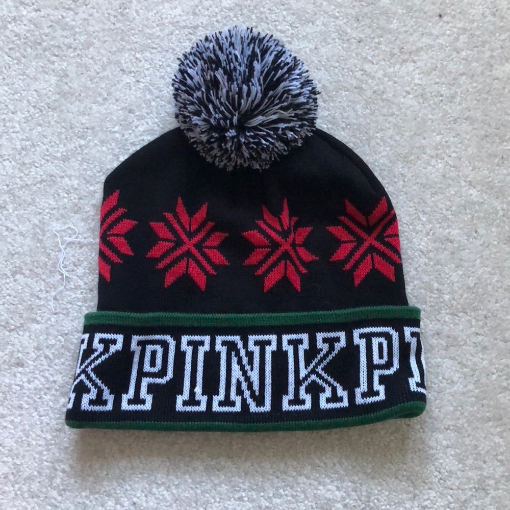 Victoria’s Secret Pink beanie hat